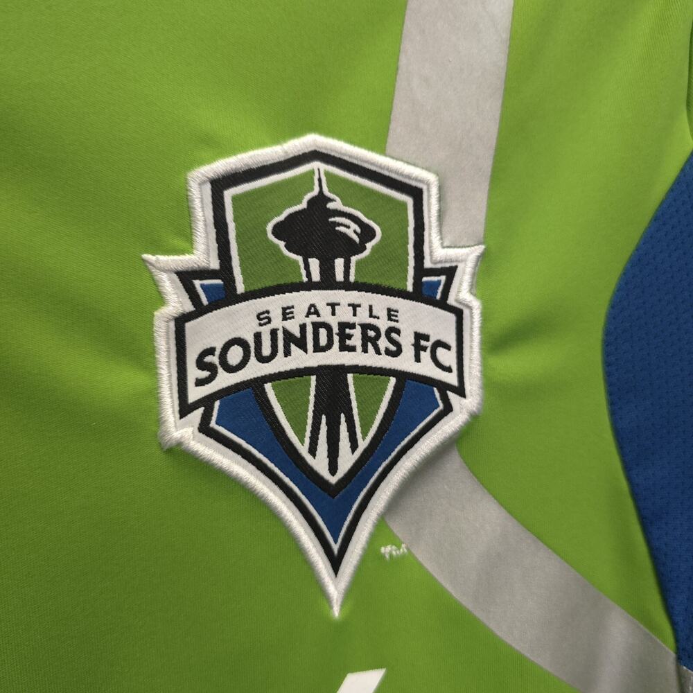 Seattle Sounders Jersey Mens Medium Adidas Climacool 11/12 Home Jhon Hurtado #34 - Picture 11 of 16
